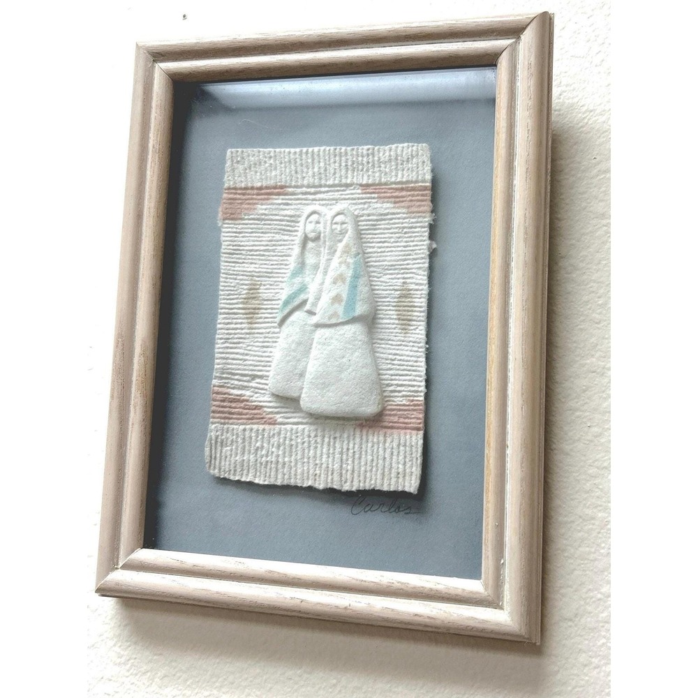 Figi Graphics Carlos Southwestern Woven Textile‎ Relief Framed Wall Art CP-71V